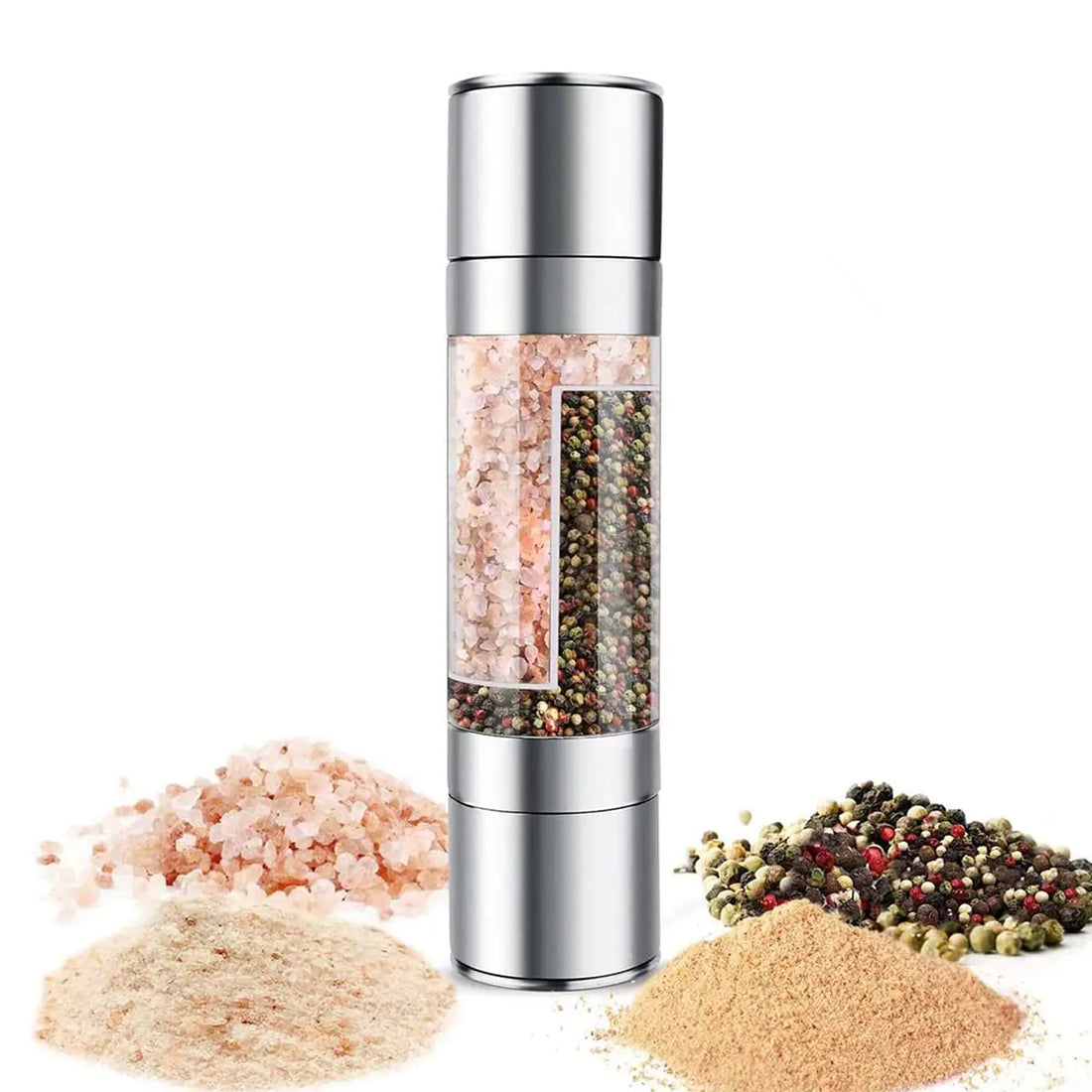 2-in-1 Salt &amp; Pepper Grinder – Adjustable Ceramic Mill